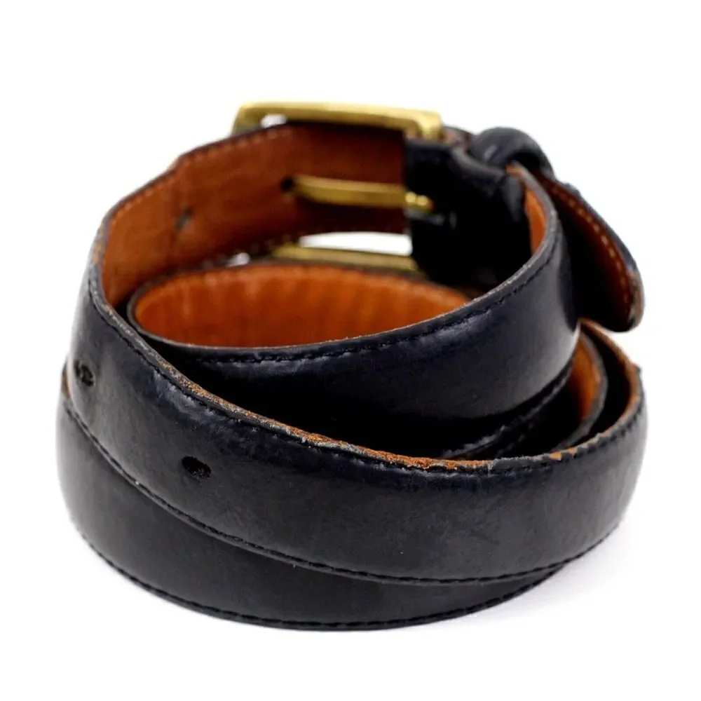 Vintage BLACK GENUINE LEATHER 1